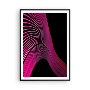 Plakát v černém rámu - Alej světla - 70x100 cm