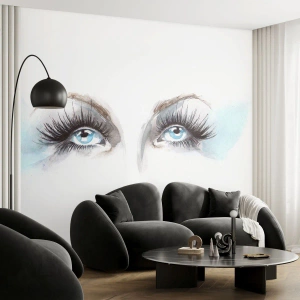 Fototapeta Premium Canvas - Oči anděla? - ženská tvář, Ženské oči, Kus - 100x70 cm