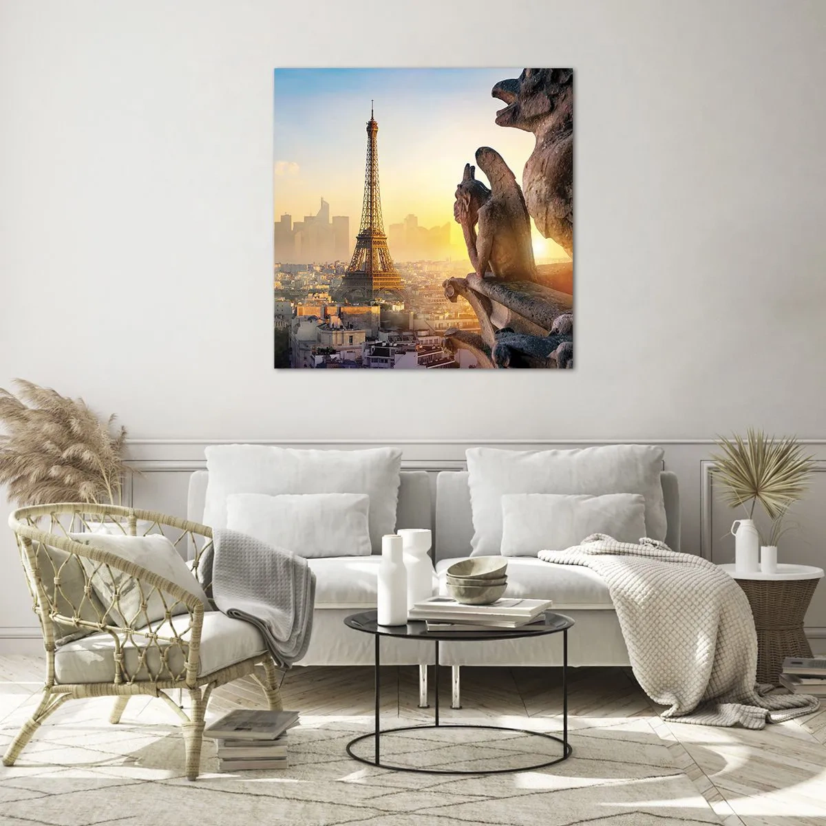 Obraz na skle - Hodně se změnilo… - 70x70 cm