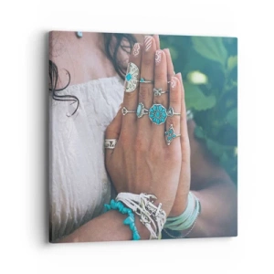 Obraz na plátně - Vítejte v centru bytí - 40x40 cm