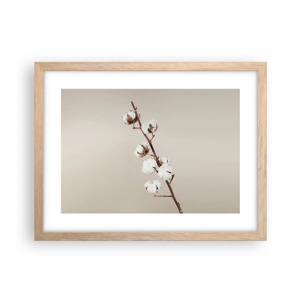 Plakát v rámu světlý dub - U zdroje měkkosti - 40x30 cm