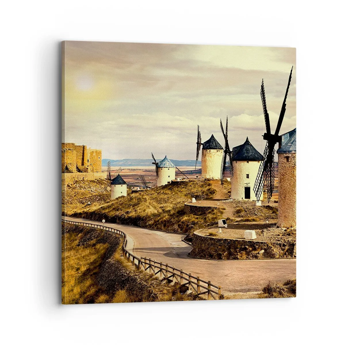 Obraz na plátně - Brzy se objeví Don Quijote - 70x70 cm