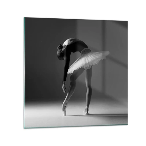 Obraz na skle - Bella ballerina - 60x60 cm