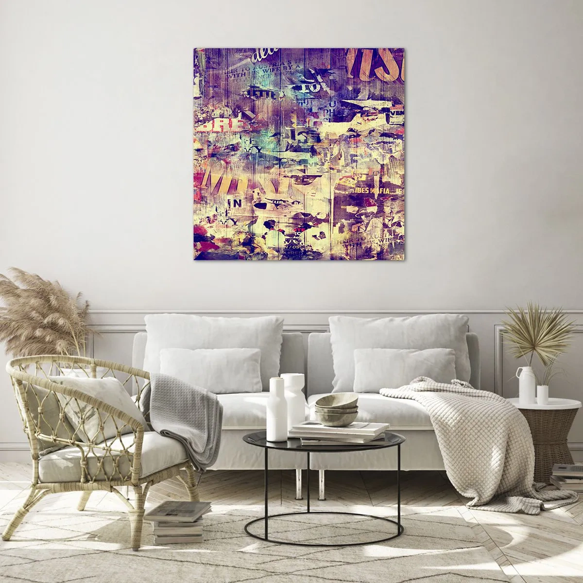 Obraz na skle - A tohle zůstane - 30x30 cm