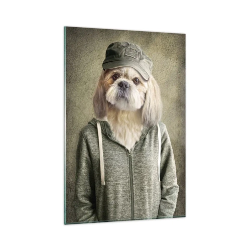 Obraz na skle - Mám raději klídek - 80x120 cm