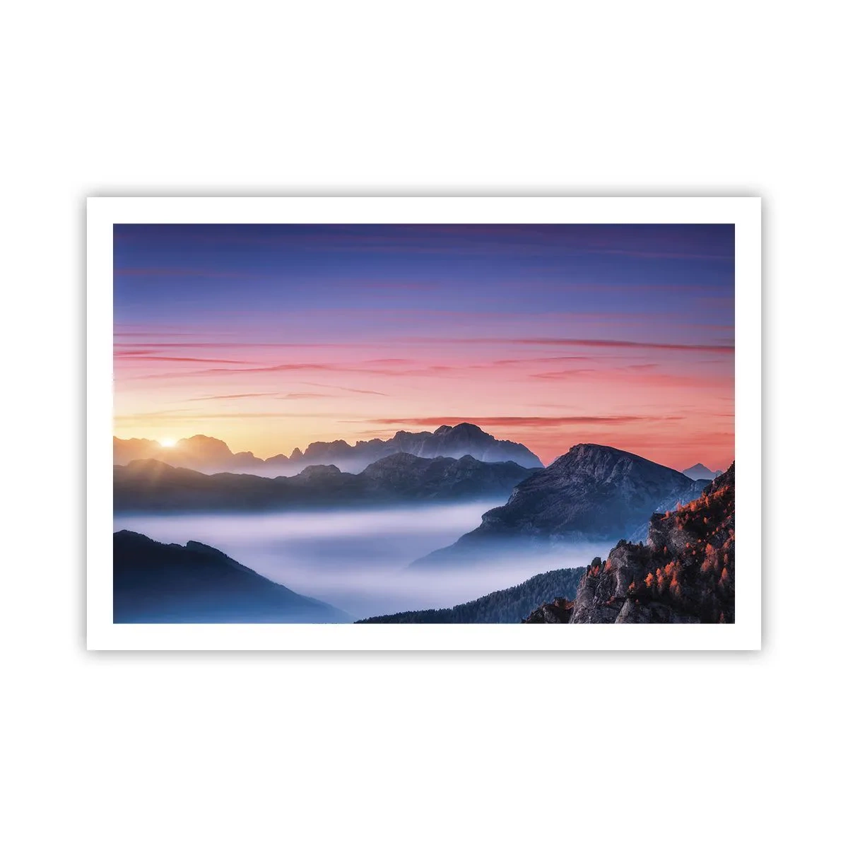 Plakát - Nad údolími - 91x61 cm