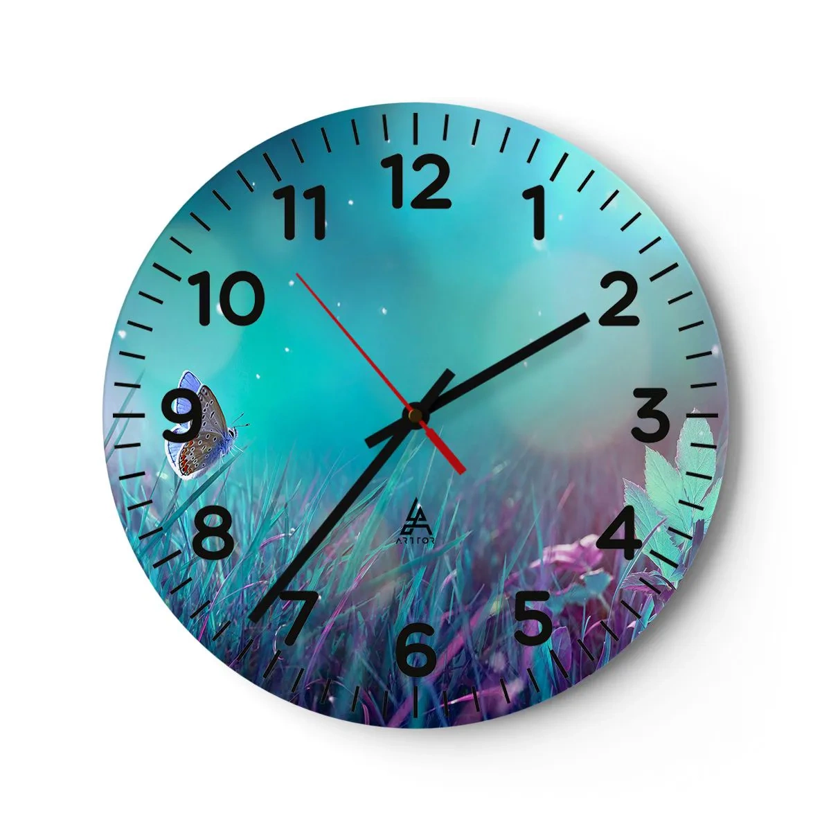 Nástěnné hodiny - Tajemný život louky - 30x30 cm