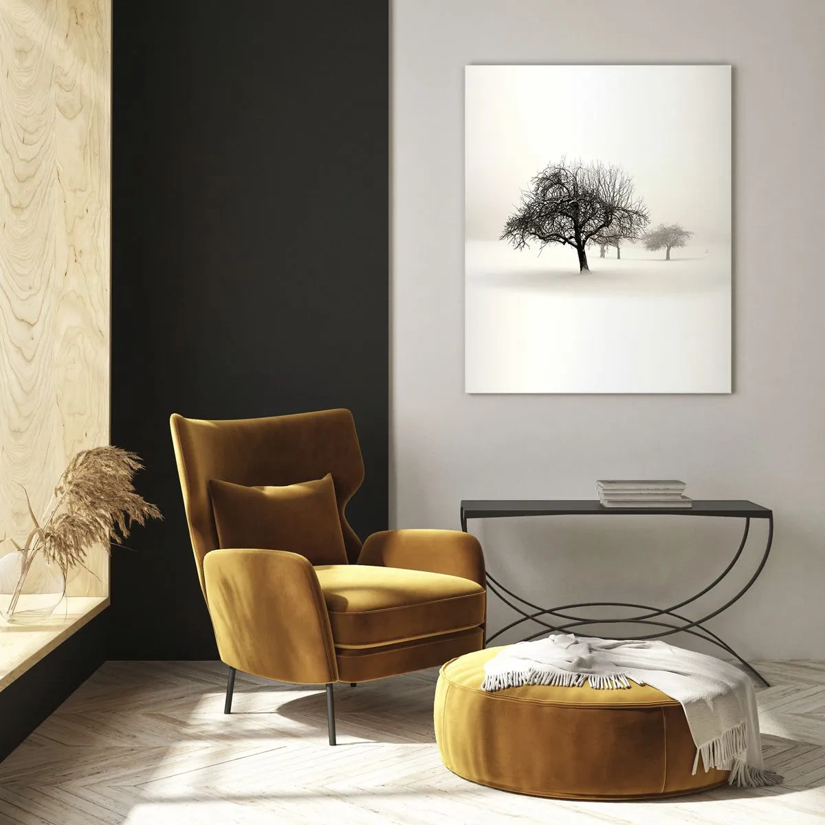 Obraz na skle - Zimní sen - 50x70 cm