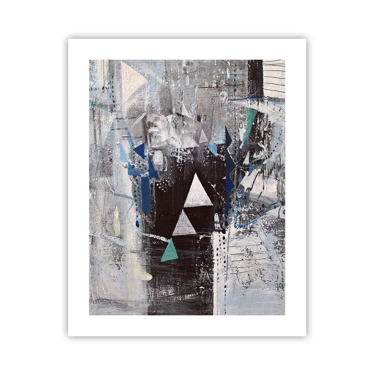 Plakát - Přednostní pořadí trojúhelníků - 40x50 cm