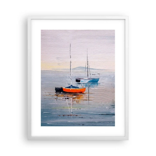 Plakát v bílém rámu - Zasloužený odpočinek - 40x50 cm