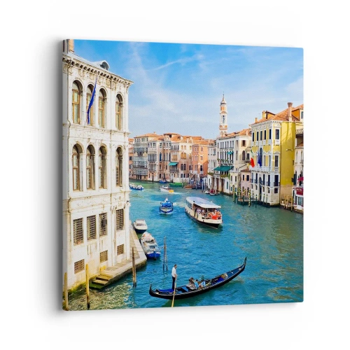 Obraz na plátně - Doprava jediná na světě - 40x40 cm