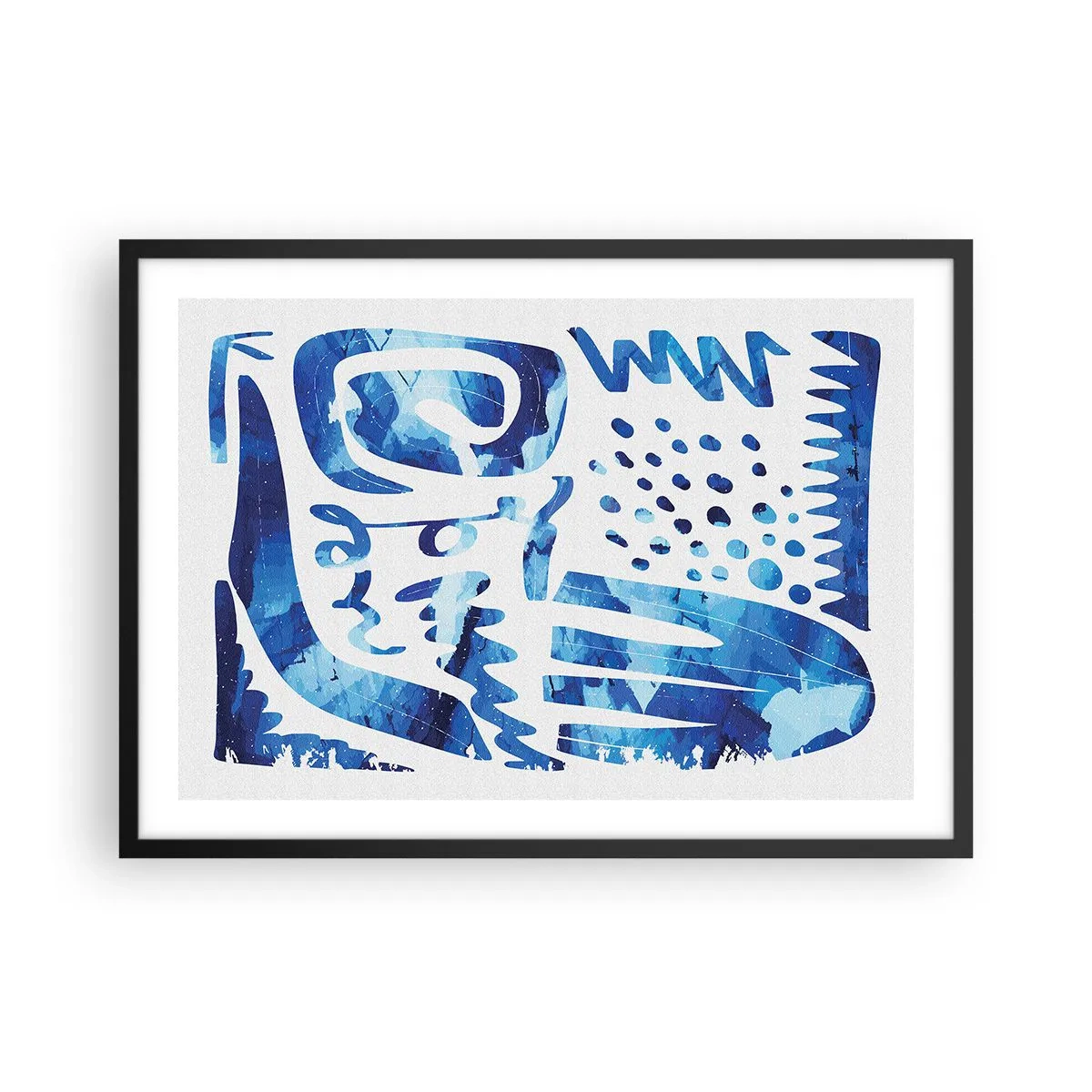 Plakát v černém rámu - Zpět ke kořenům - 70x50 cm