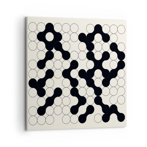 Obraz na plátně - Čínská hra – variace - 50x50 cm