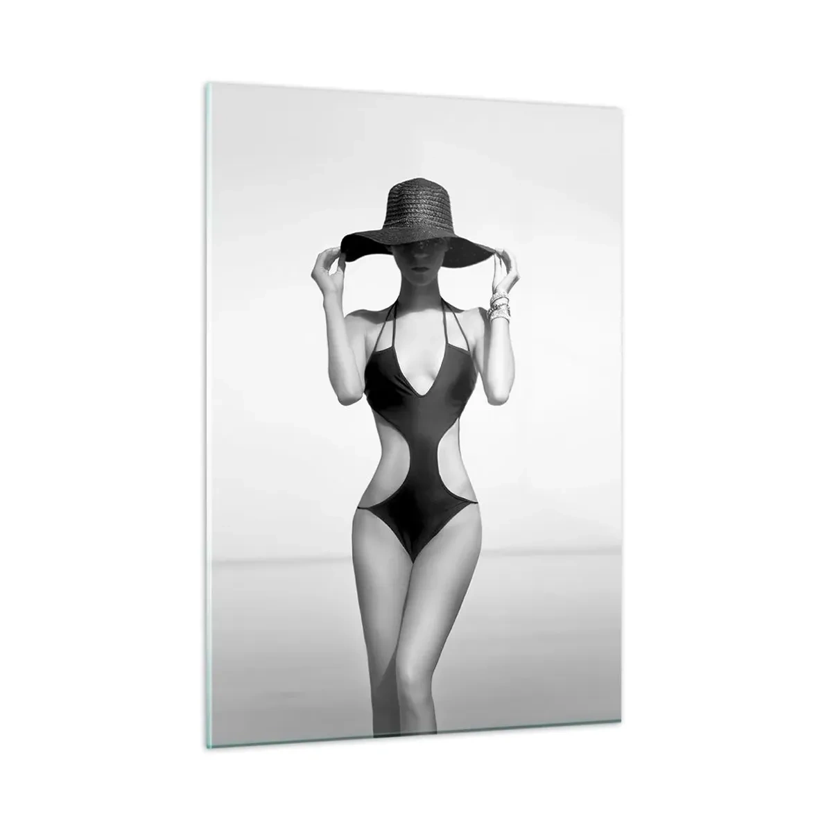 Obraz na skle - Jmenuji se: Elegance - 50x70 cm