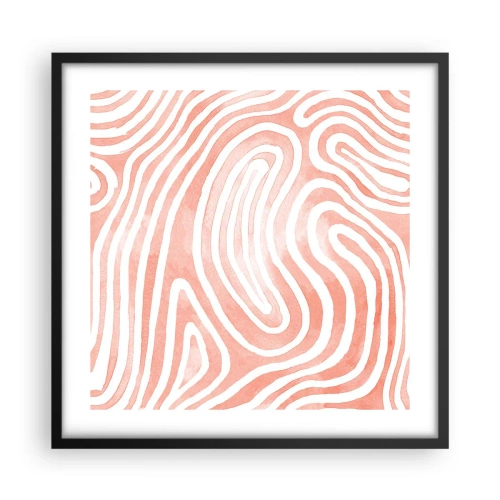 Plakát v černém rámu - V korálovém labyrintu - 50x50 cm