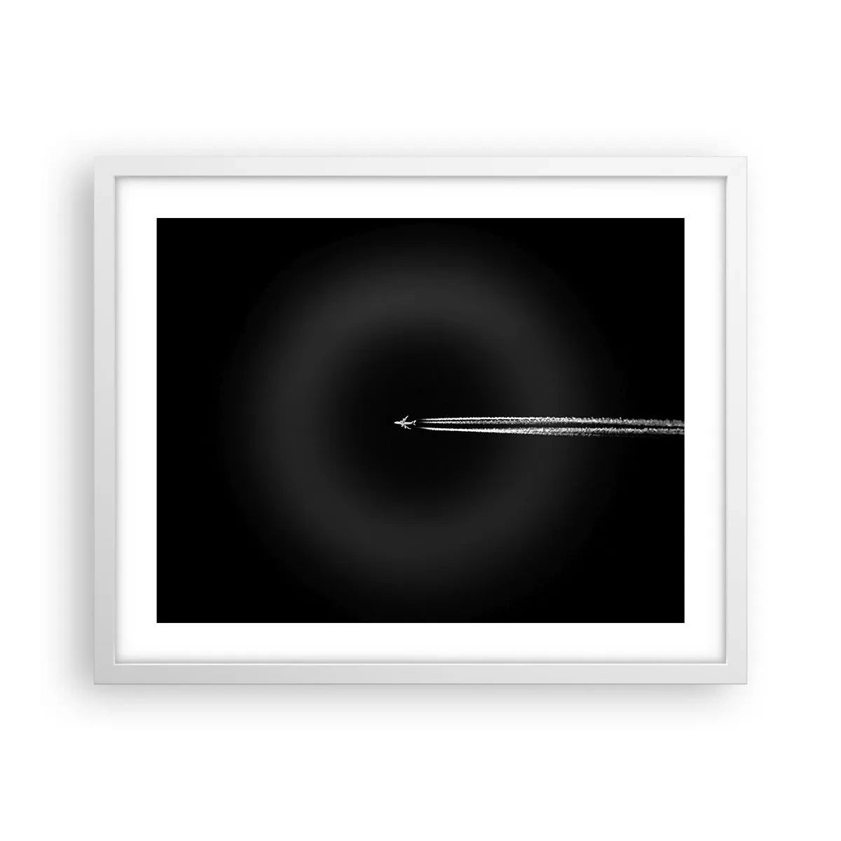 Plakát v bílém rámu - Do jiné dimenze - 50x40 cm