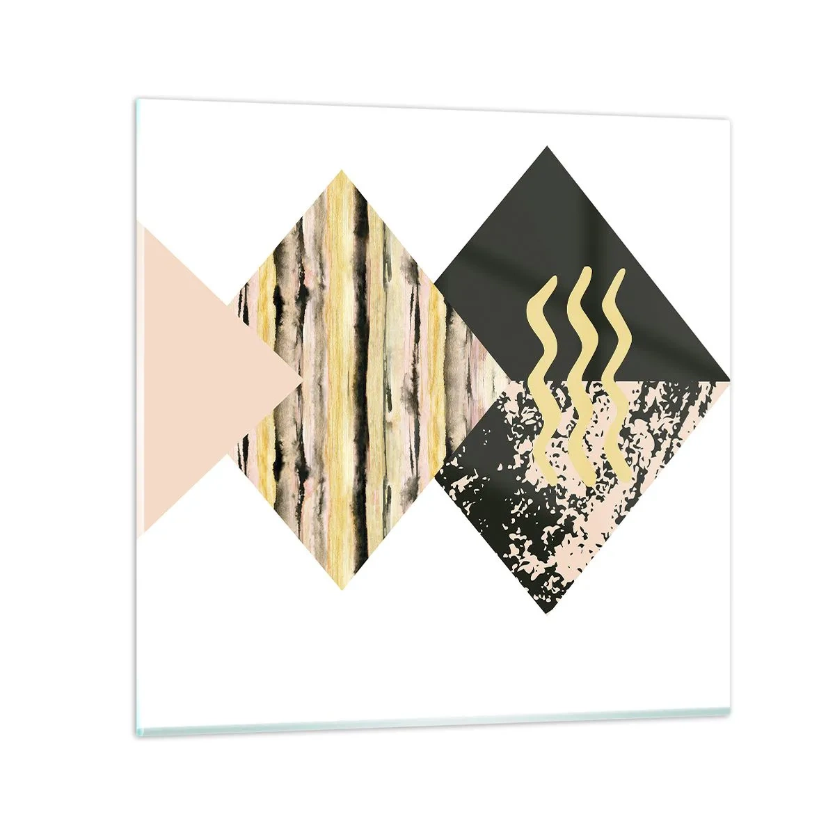 Obraz na skle - Není to tak jednoduché - 40x40 cm