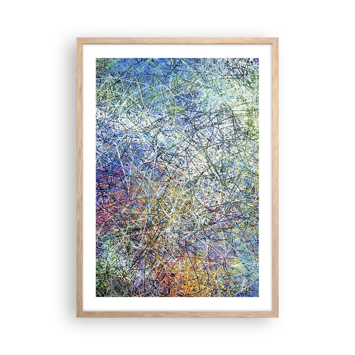 Plakát v rámu světlý dub - To není tak jednoduché - 50x70 cm