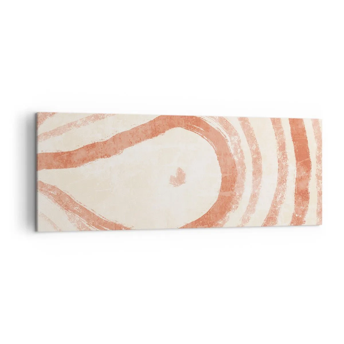 Obraz na plátně - Korálové kruhy – kompozice - 140x50 cm