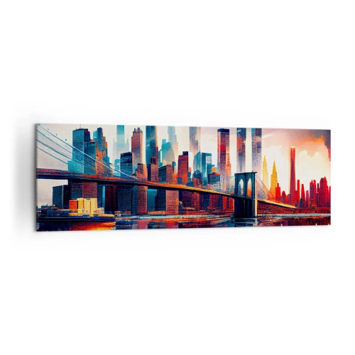 Obraz na plátně - Famózní New York - 160x50 cm