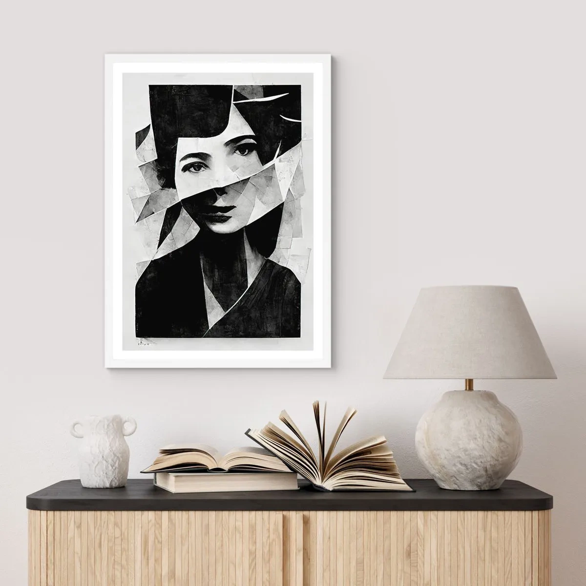 Plakát v bílém rámu - Něco o tobě… - 40x50 cm