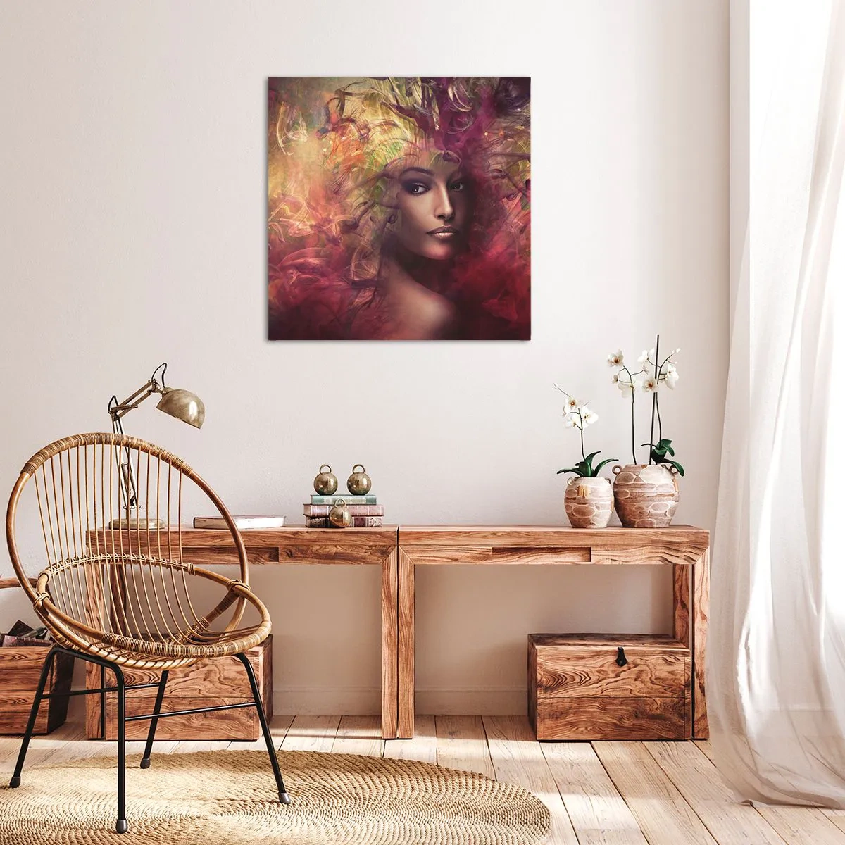 Obraz na plátně - Tady jsem! - 50x50 cm