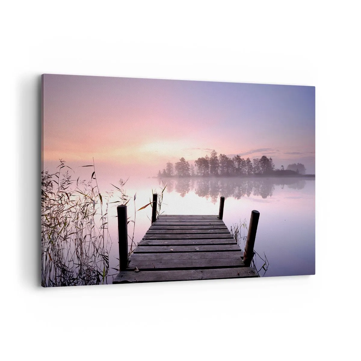 Obraz na plátně - Z liliové mlhy… - 120x80 cm