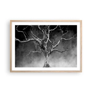 Plakát v rámu světlý dub - Původní a svaté - 70x50 cm