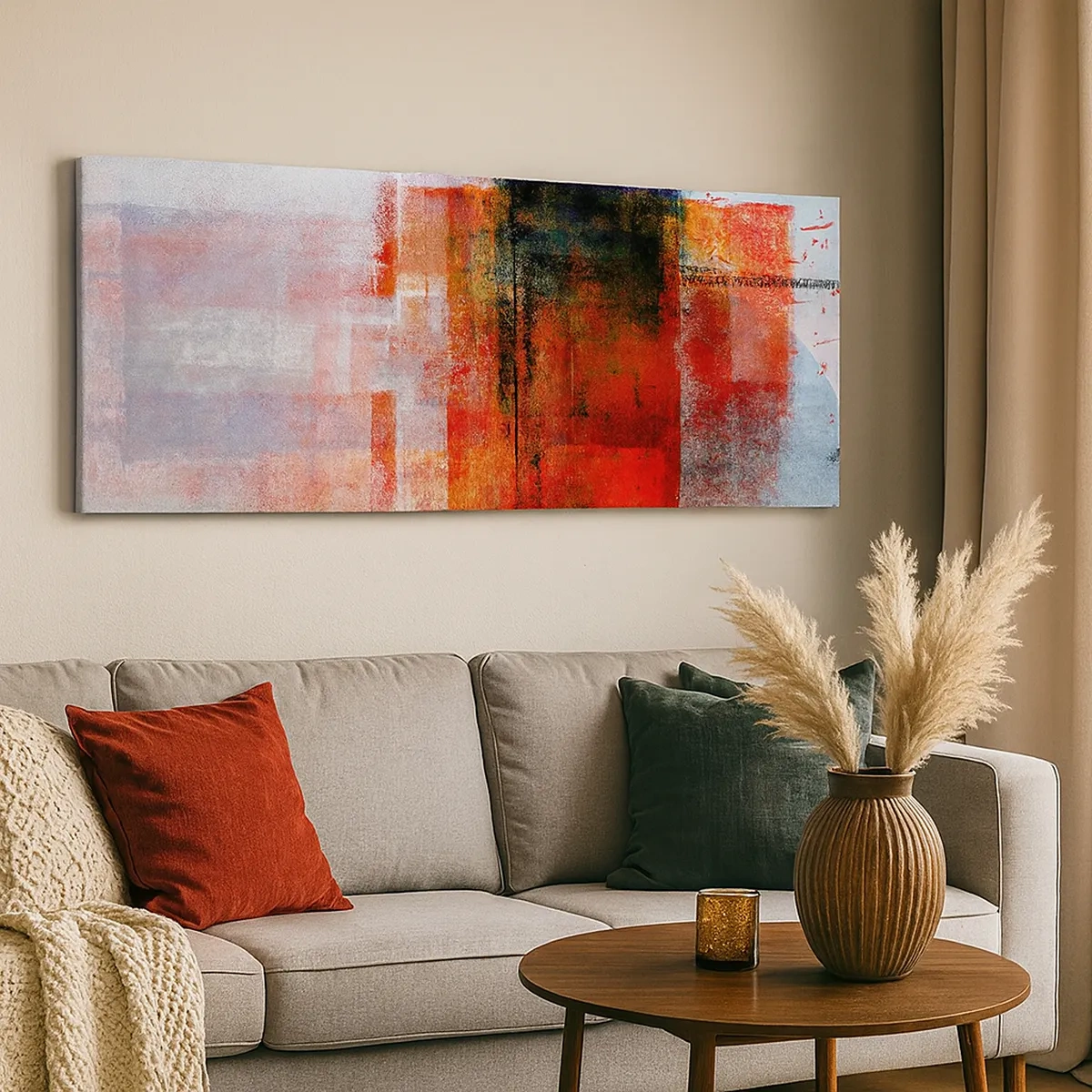 Obraz na plátně - Zářící kompozice - 30x30 cm