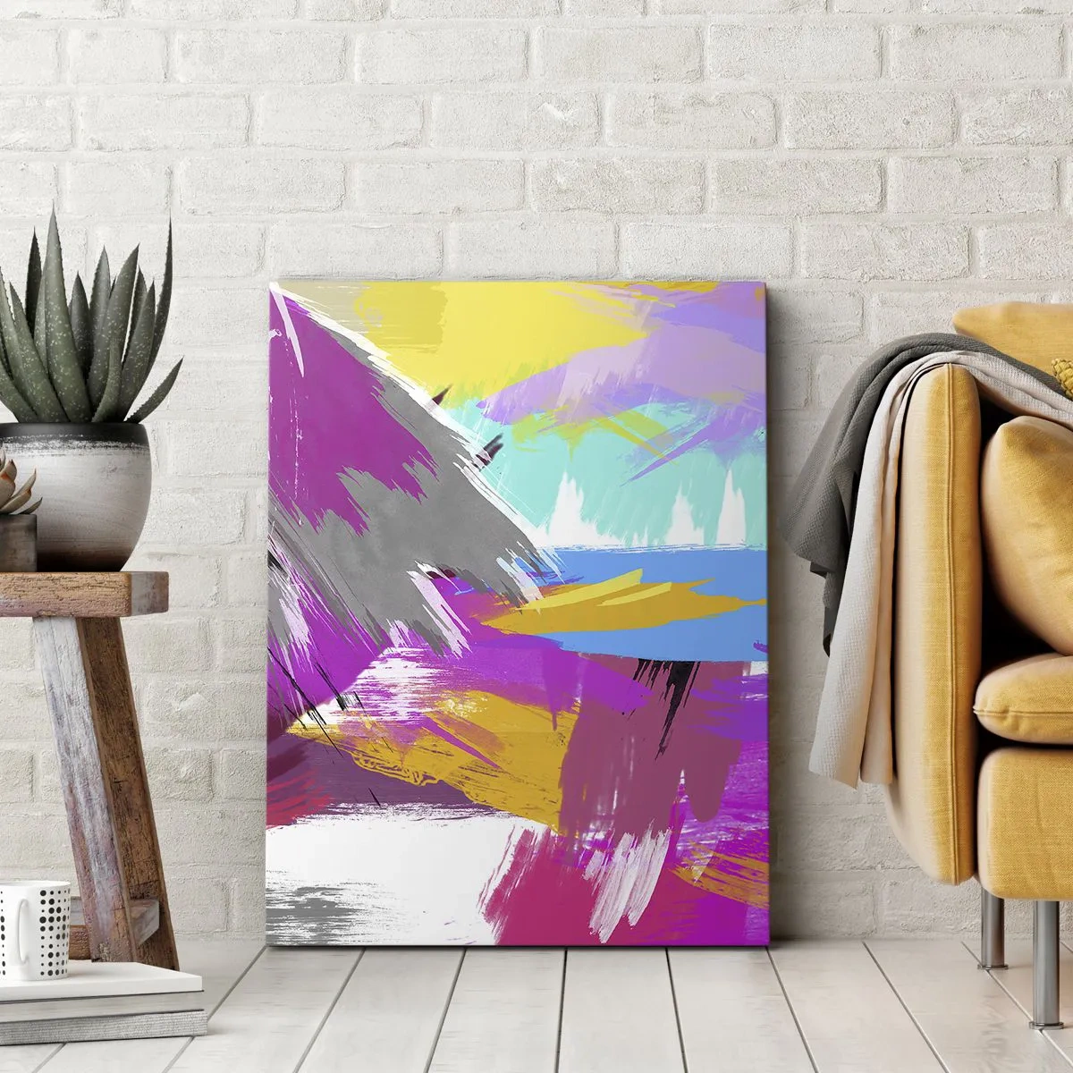 Obraz na plátně - Šmouha, šmouha, sama šmouha - 70x100 cm