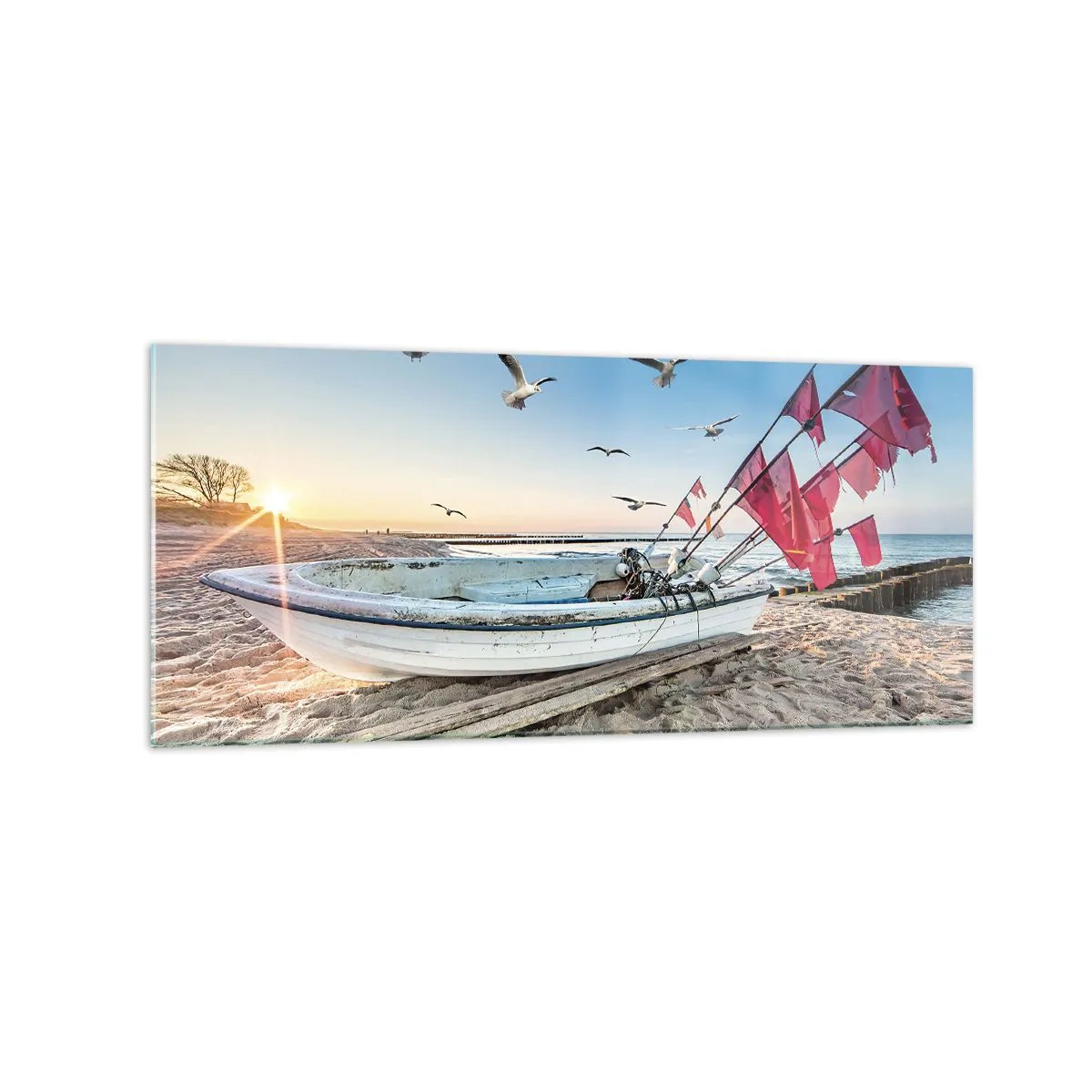 Obraz na skle - Zasloužená přestávka - 120x50 cm