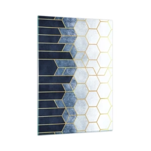 Obraz na skle - Kompozice v synkopickém rytmu - 50x70 cm