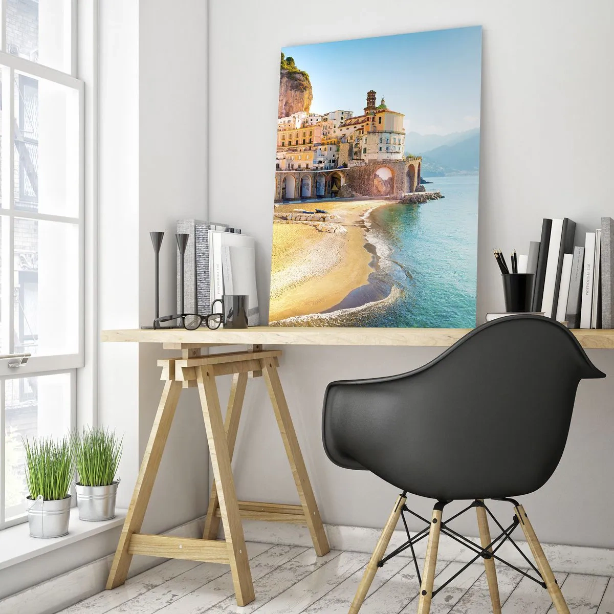 Obraz na skle - Výjimečné město - 50x70 cm