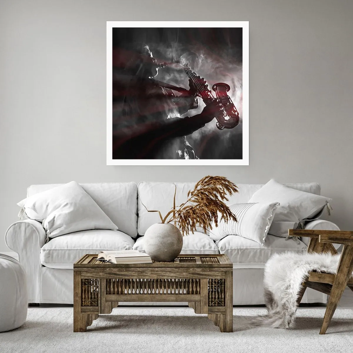 Plakát - V oparu jazzu - 60x60 cm