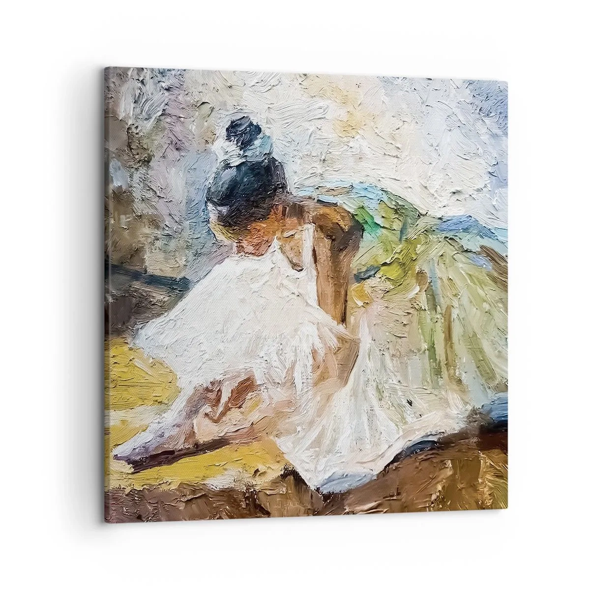 Obraz na plátně - Z Degasova obrazu - 50x50 cm
