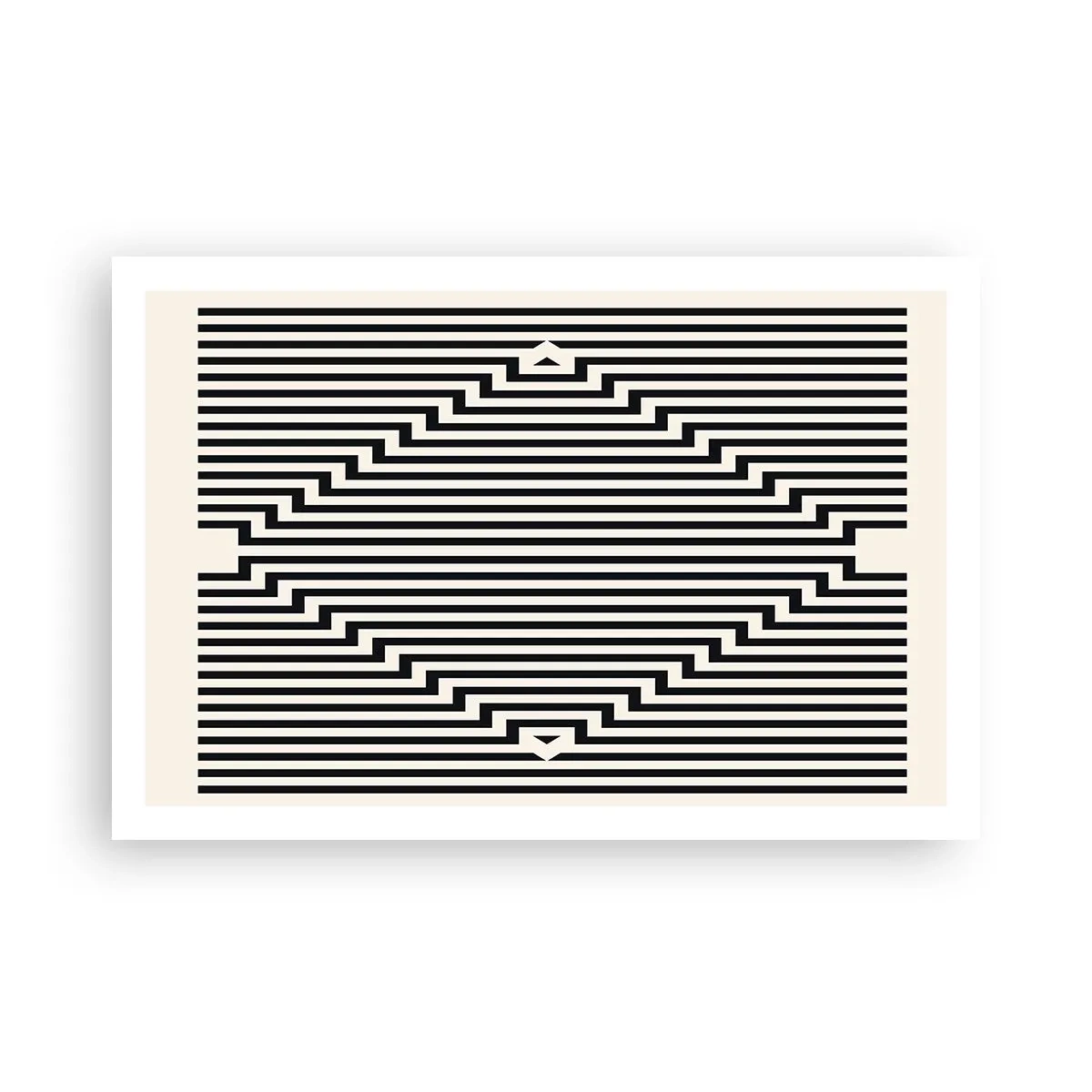 Plakát - Geometrická iluze - 91x61 cm