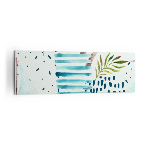 Obraz na plátně - Prázdniny pod palmami - 160x50 cm