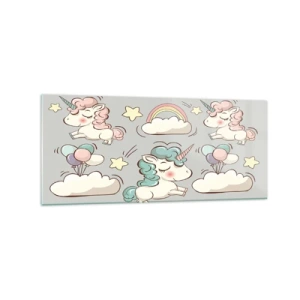 Obraz na skle - Určitě existují… - 120x50 cm