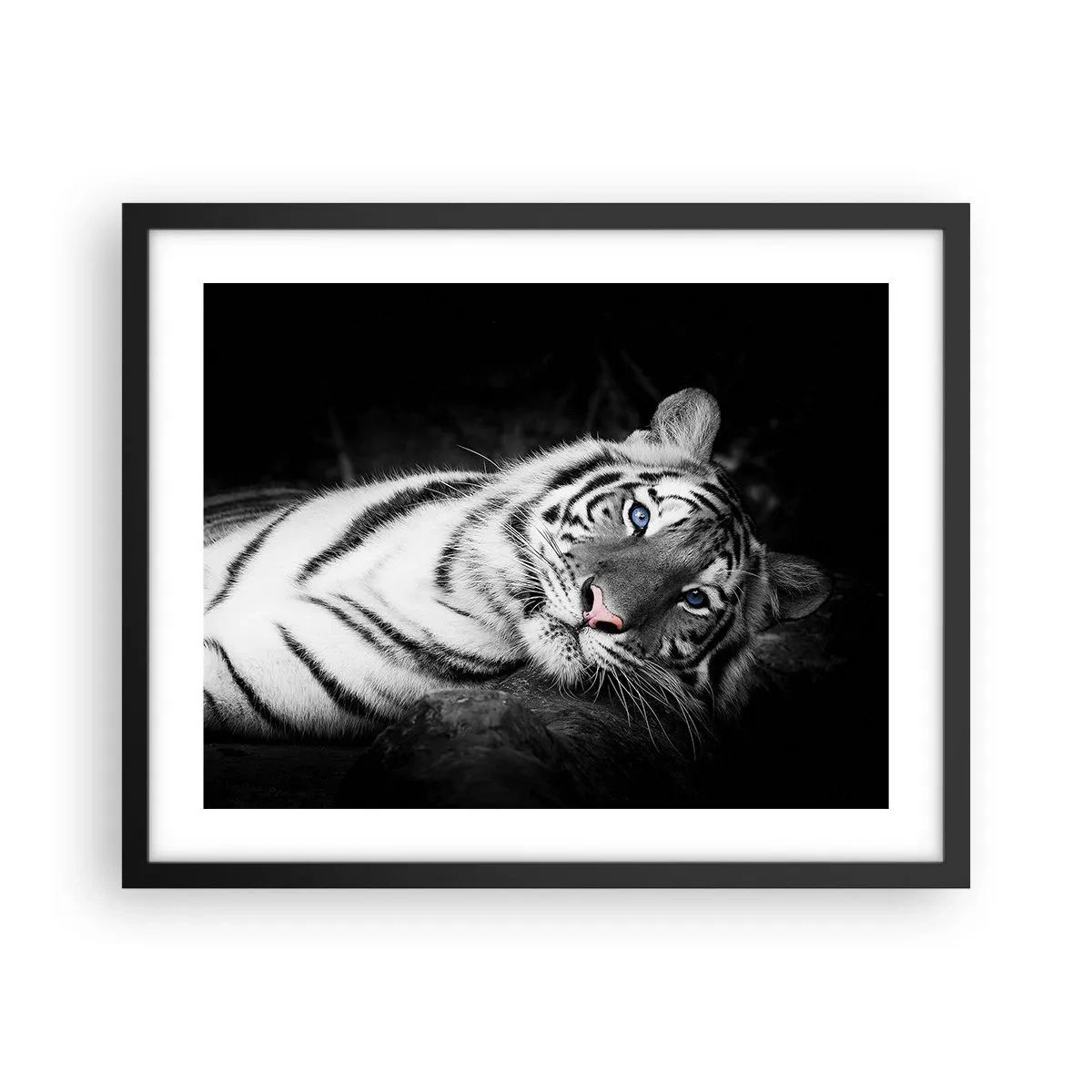 Plakát v černém rámu - Divočina a klid - 50x40 cm