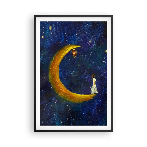 Plakát v černém rámu - Volání světa - 61x91 cm