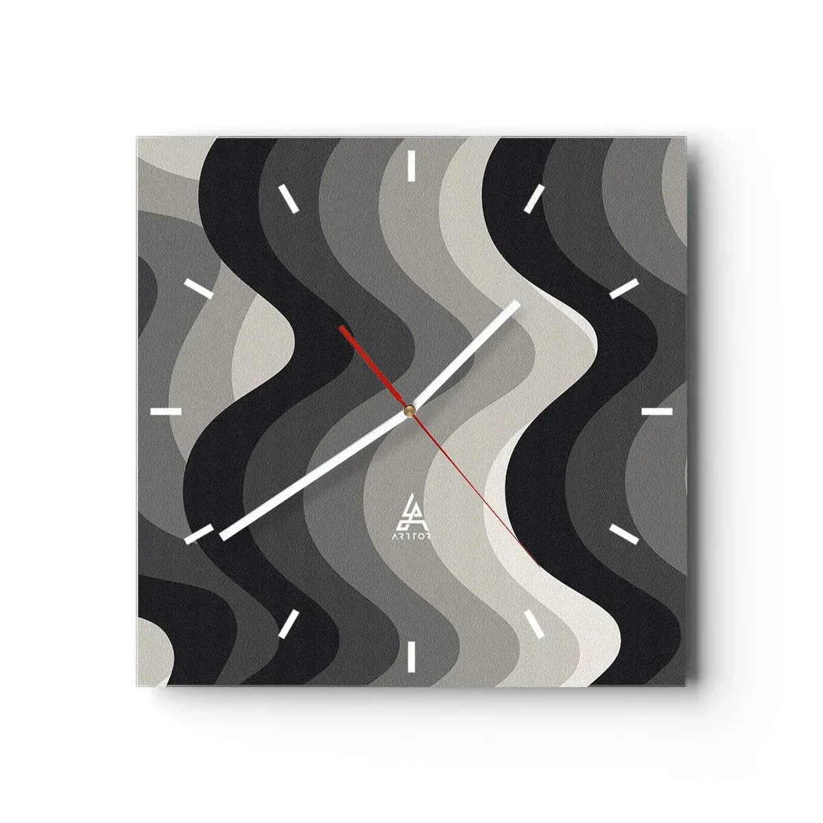 Nástěnné hodiny - Vlna za vlnou - 30x30 cm
