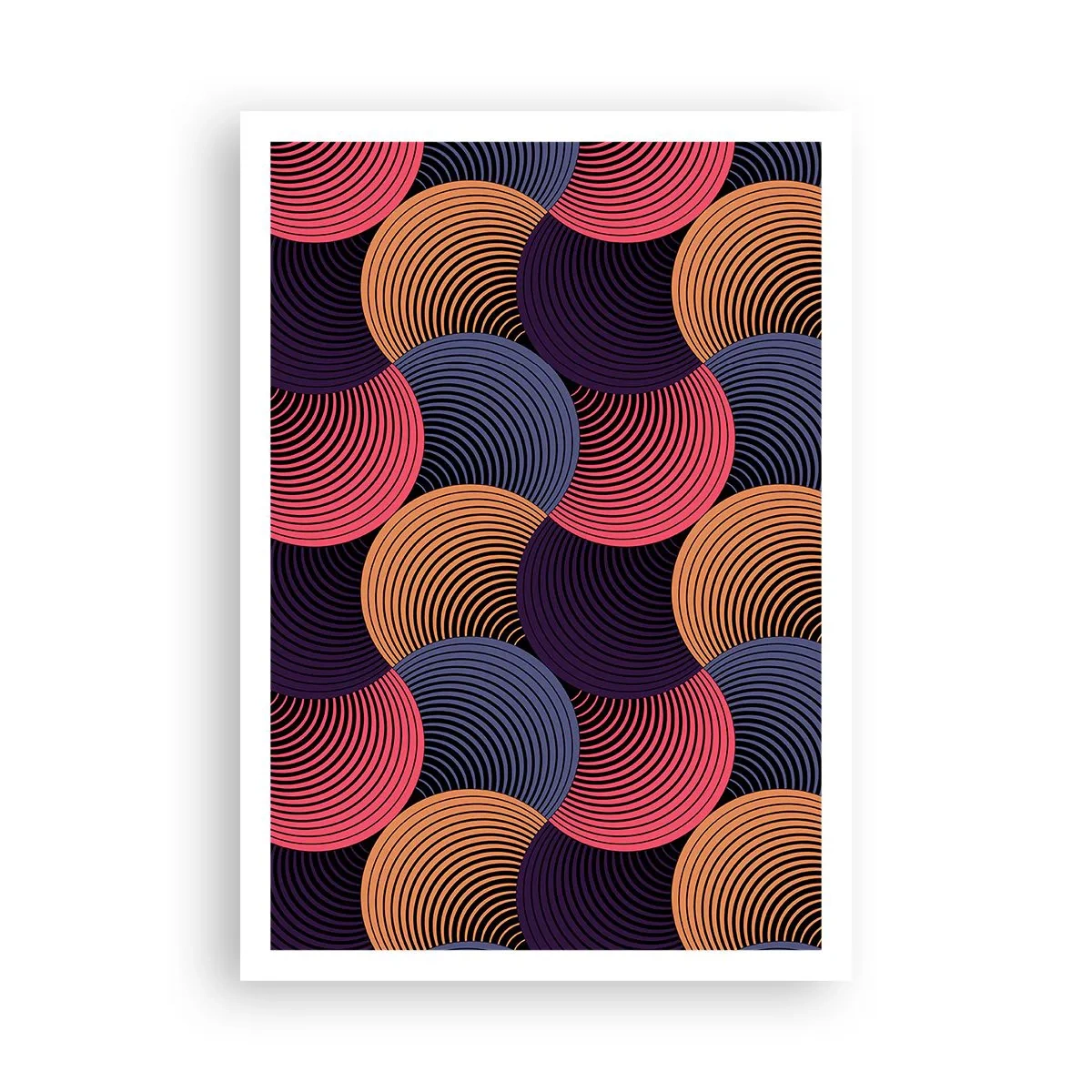 Plakát - V kruhovém rytmu - 70x100 cm