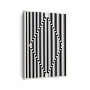 Obraz na plátně - Geometrická iluze - 50x70 cm