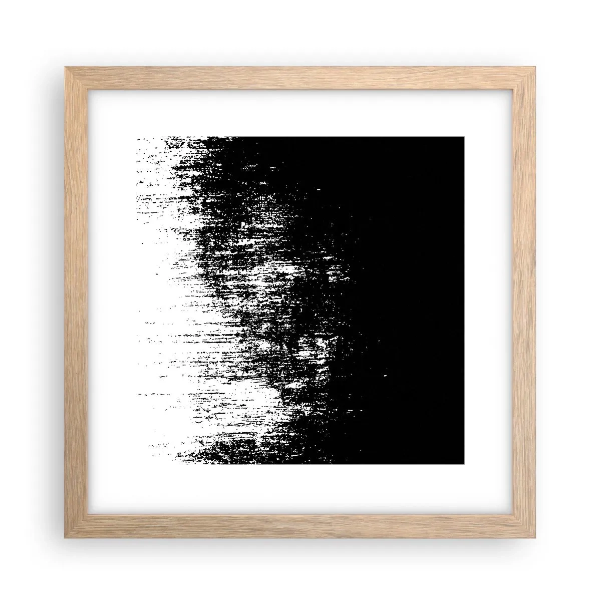 Plakát v rámu světlý dub - Vítězem se stává… - 30x30 cm