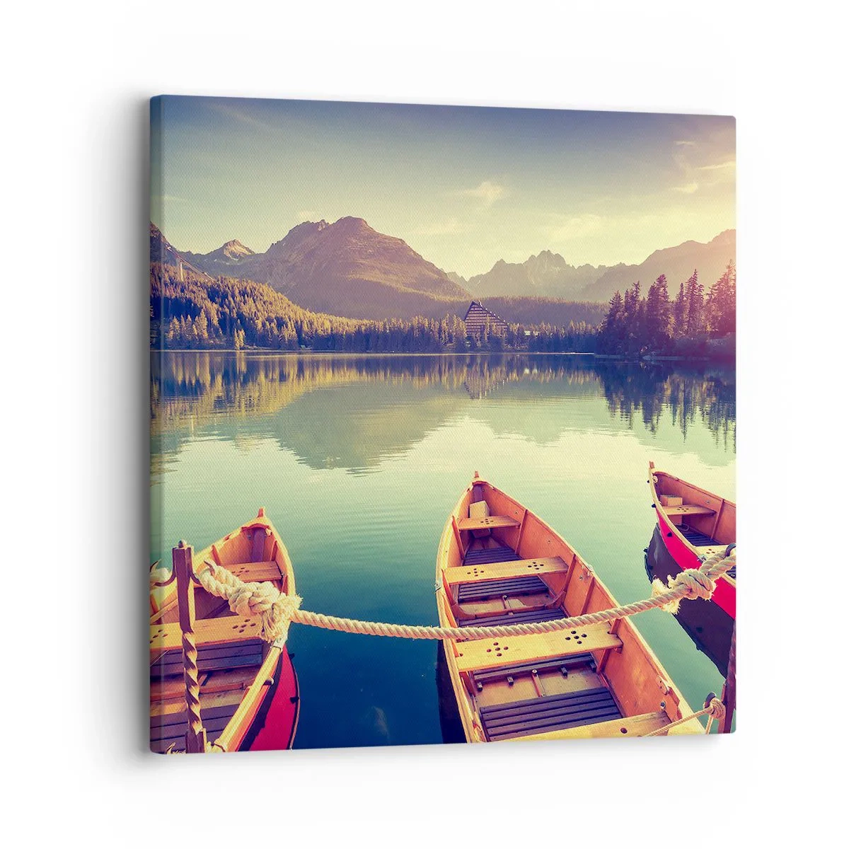 Obraz na plátně - Žít podle jejich zákonů - 30x30 cm