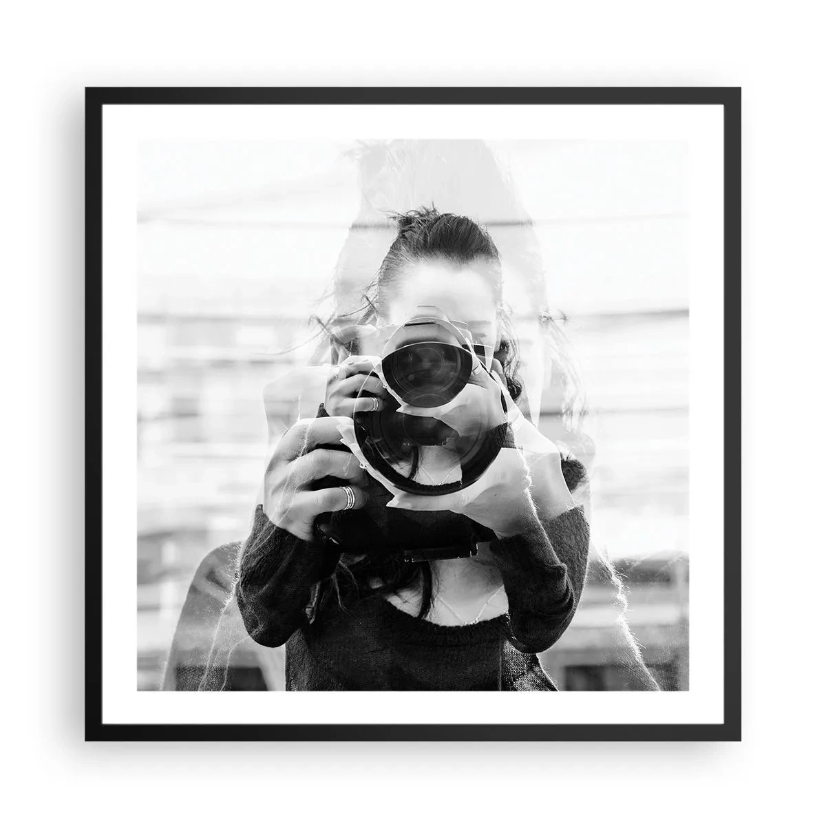 Plakát v černém rámu - Tvůrce a materiál - 60x60 cm