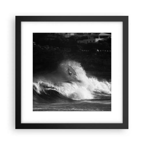 Plakát v černém rámu - Výzva přijata! - 30x30 cm