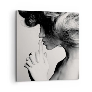 Obraz na plátně - Zahleděná do sebe - 60x60 cm