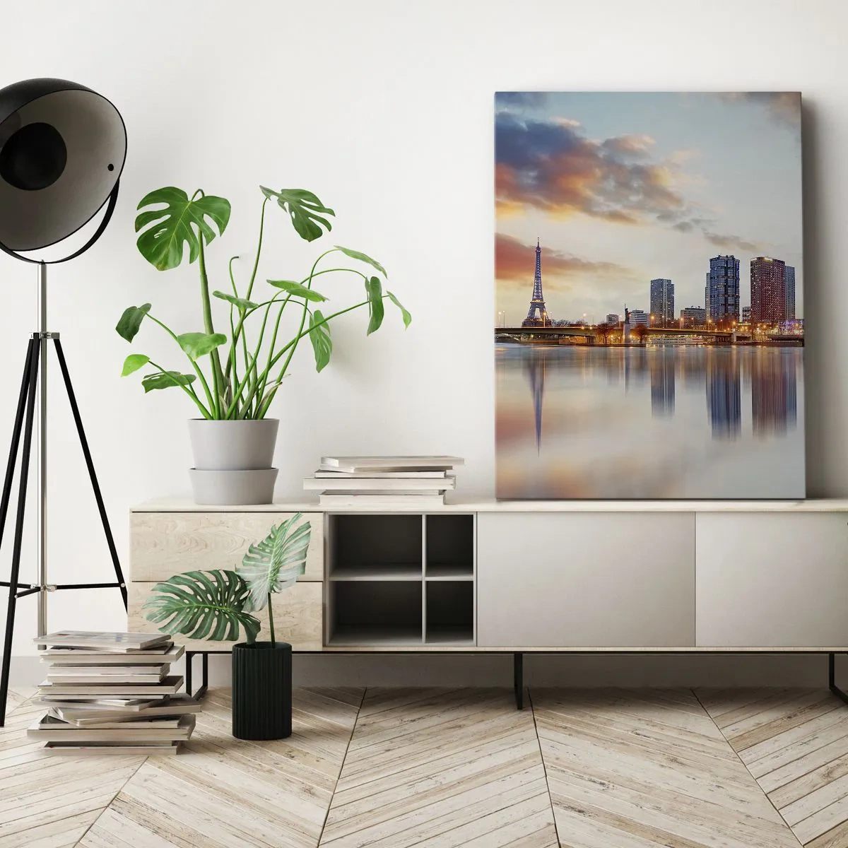 Obraz na plátně - Monumentální klid Paříže - 50x70 cm