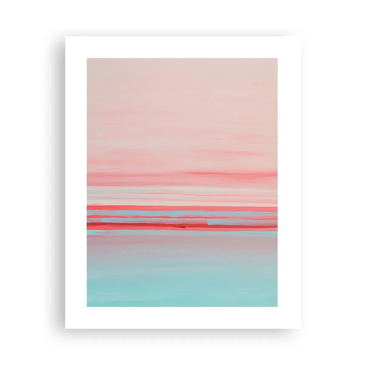 Plakát - Abstrakce za úsvitu - 40x50 cm